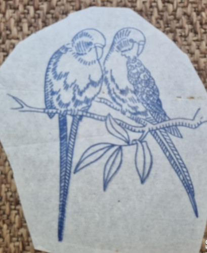 Vintage embroidery transfers - vintage,