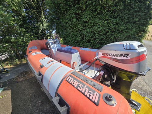 Rib boat 40hp - boat,, trailer
