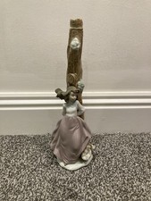 Nap Lladro Girl With Basket Of