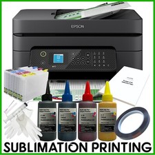 Sublimation Bundle: Epson WF-2930 All-in-1 + non-oem Ink, ARC Cartridges & Paper