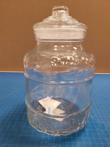 Large gallon clear glass - clear, jar