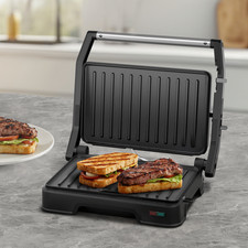 SUPERLEX Deep Fill Press Panini Grill Sandwich Toaster Maker 180° Fold-Out 850W