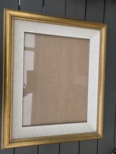 Vtg Large Gold Picture Photo