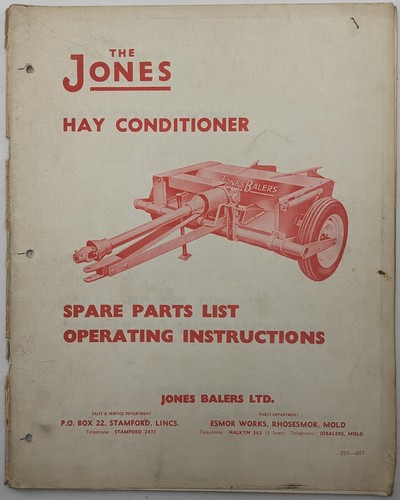 Original jones hay conditioner - original,