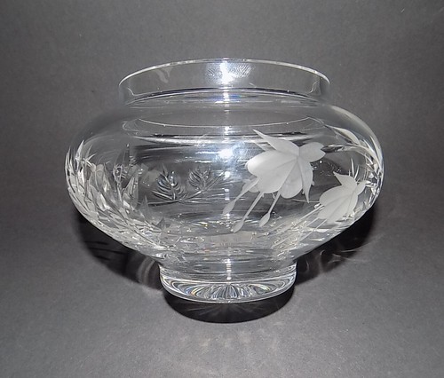 Vintage stuart fuchsia crystal - vintage,