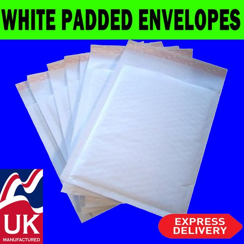 White bubble padded envelopes - bubble,