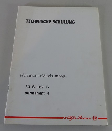 Training material alfa - alfa, romeo