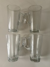 4x Glass Latte Hot Chocolate