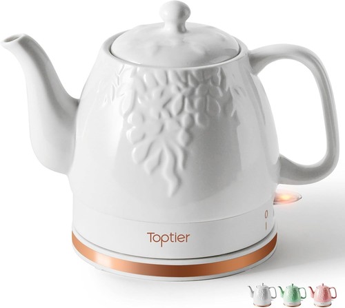 Toptier electric ceramic tea - ceramic,