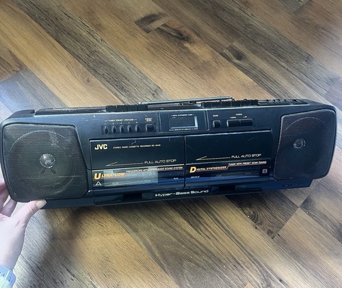 Vintage jvc w410 boombox - vintage,