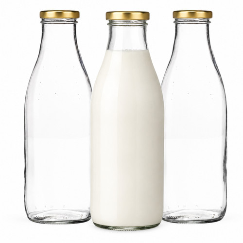 1000ml glass milk bottle with - glass,