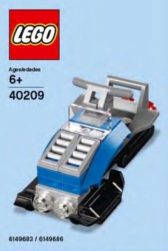 Lego snowmobile monthly - lego,