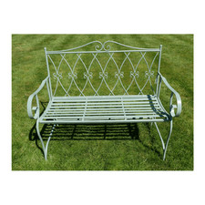 Metal Garden Bench In French
