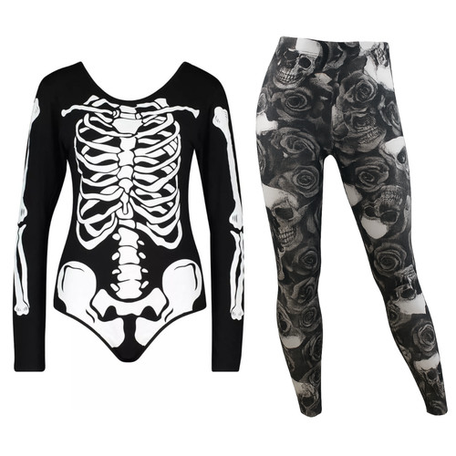 Womens skeleton print - skeleton,
