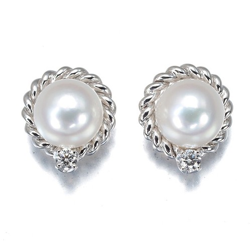 Auth mikimoto earrings akoya - auth,