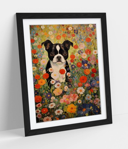 Gustav klimt french bulldog - klimt,