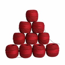 Red Rose Cotton Crochet Thread