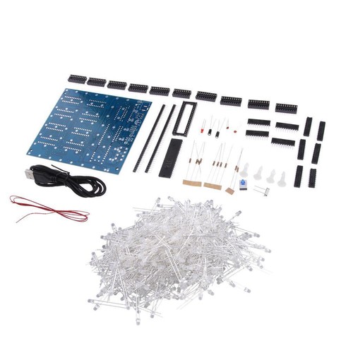 3d8 8x8x8 led cube - led, 3d