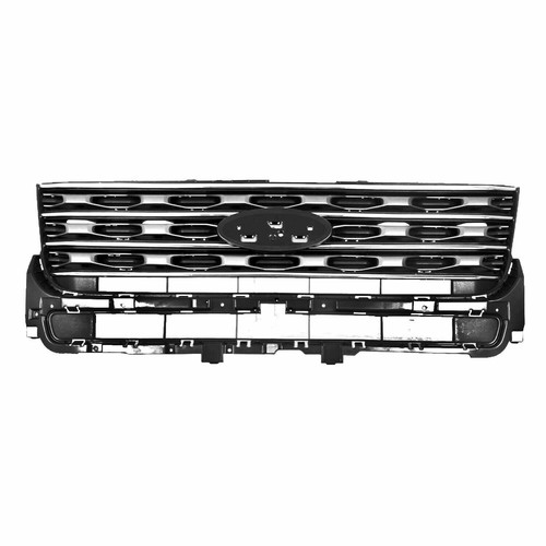 Front bumper grille painted - grille,