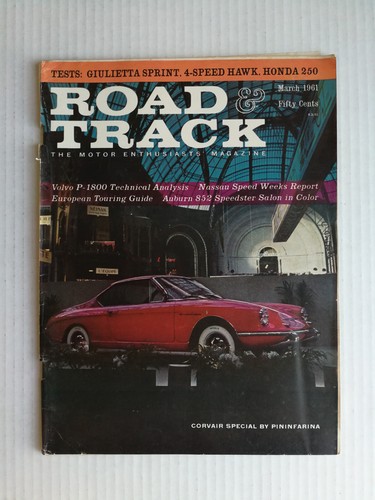 Road track march 1961 - &,