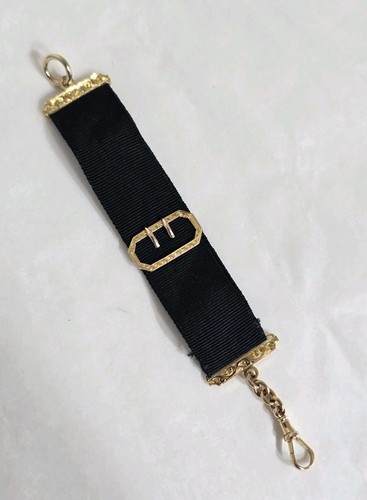 Victorian black silk ribbon - black,