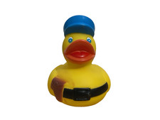 Yellow Police Officer Rubber Duck - Collectible Bath Toy