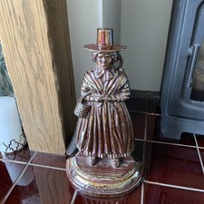 Vintage Welsh Woman  Iridescent Cast Fireside Companion Set