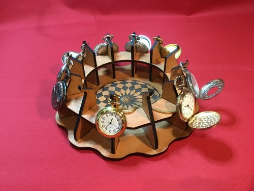 Pocket watch holder stand - , 12