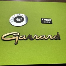 3 x emblems: Garrard, Darrard