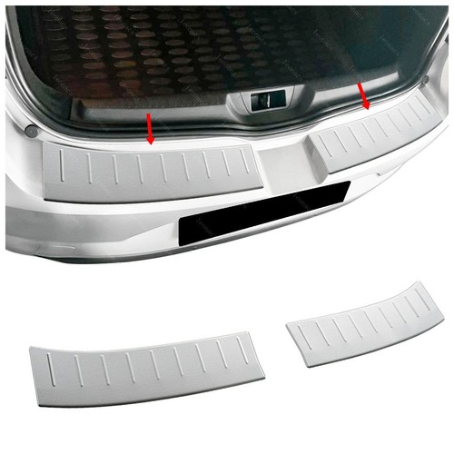 Chrome rear bumper protector - chrome,