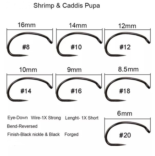 Barbless black nickel - barbless,