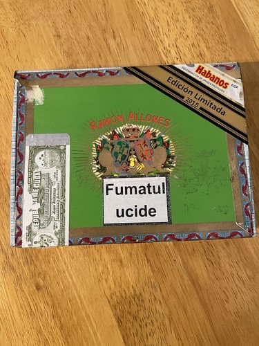 Empty cigar box - empty,