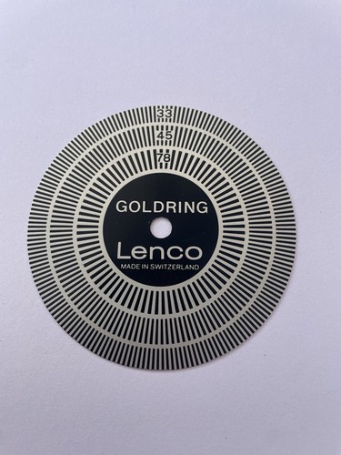 Goldring lenco stroboscopic - lenco,