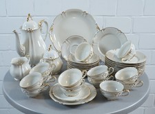 Zeh Scherzer porcelain Bavaria ivory gold rim various parts selectable Art Deco