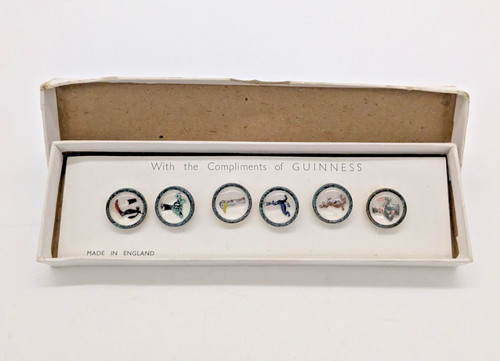 Vtg set six - set, guinness
