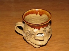 Vintage ugly mug pottery - vintage,
