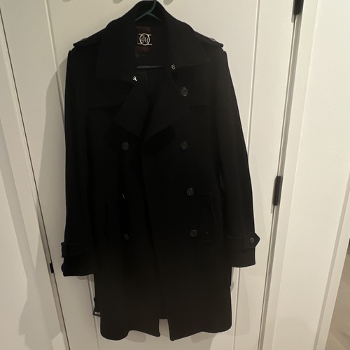 Zara mens long coat black - zara,