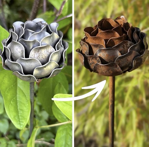 Metal artichoke garden - 1,