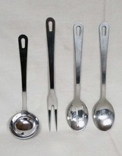vintage Swan Stainless Steel Kitchen Utensils x 4