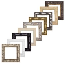 WIDE Ornate Shabby Chic Antique swept Picture photo frame Distressed Muse