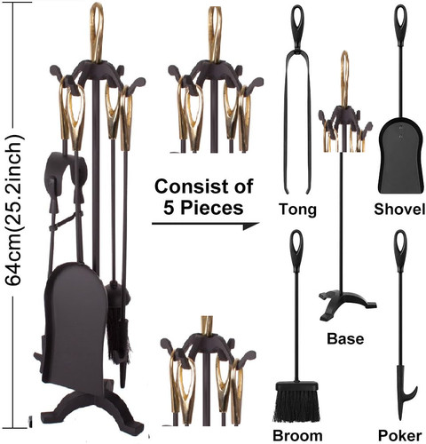 Fireplace companion set - fireplace,