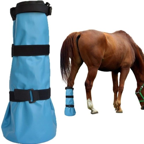 Pvc hoof soaking boot - pvc, with