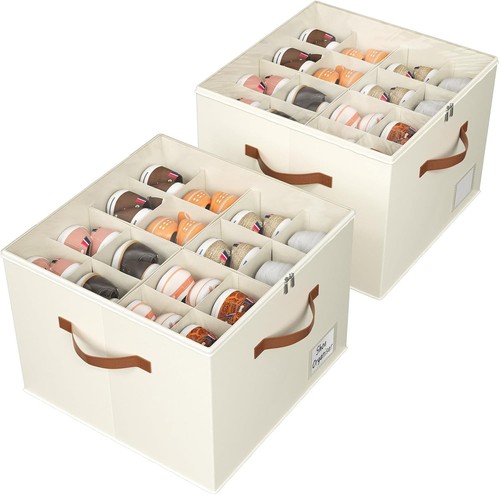 2pc foldable shoe storage - storage, box