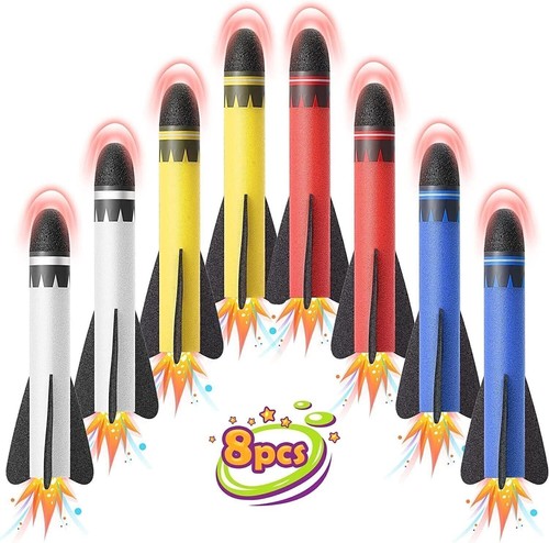 Foam rocket toys pack - rocket, (8