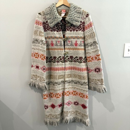 Vtg oilily knit sweater coat - vtg,