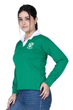 Ireland Rugby Shirt Women’s Jersey Top Full & Half Sleeve – Sizes S to XXL