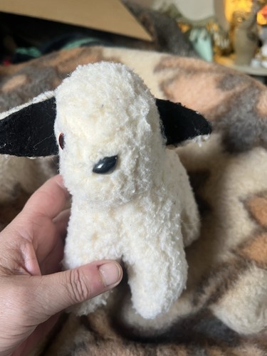 Vintage little lamb soft toy - vintage,