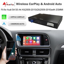 Wireless CarPlay Android Auto Smart Module GPS For Audi A4 A5 Q5 MMI2G 2009-2016
