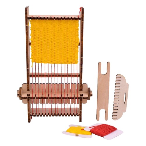 Wooden weaving loom - loom,