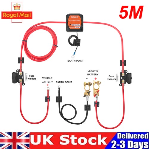 Split charge relay kit - charge,